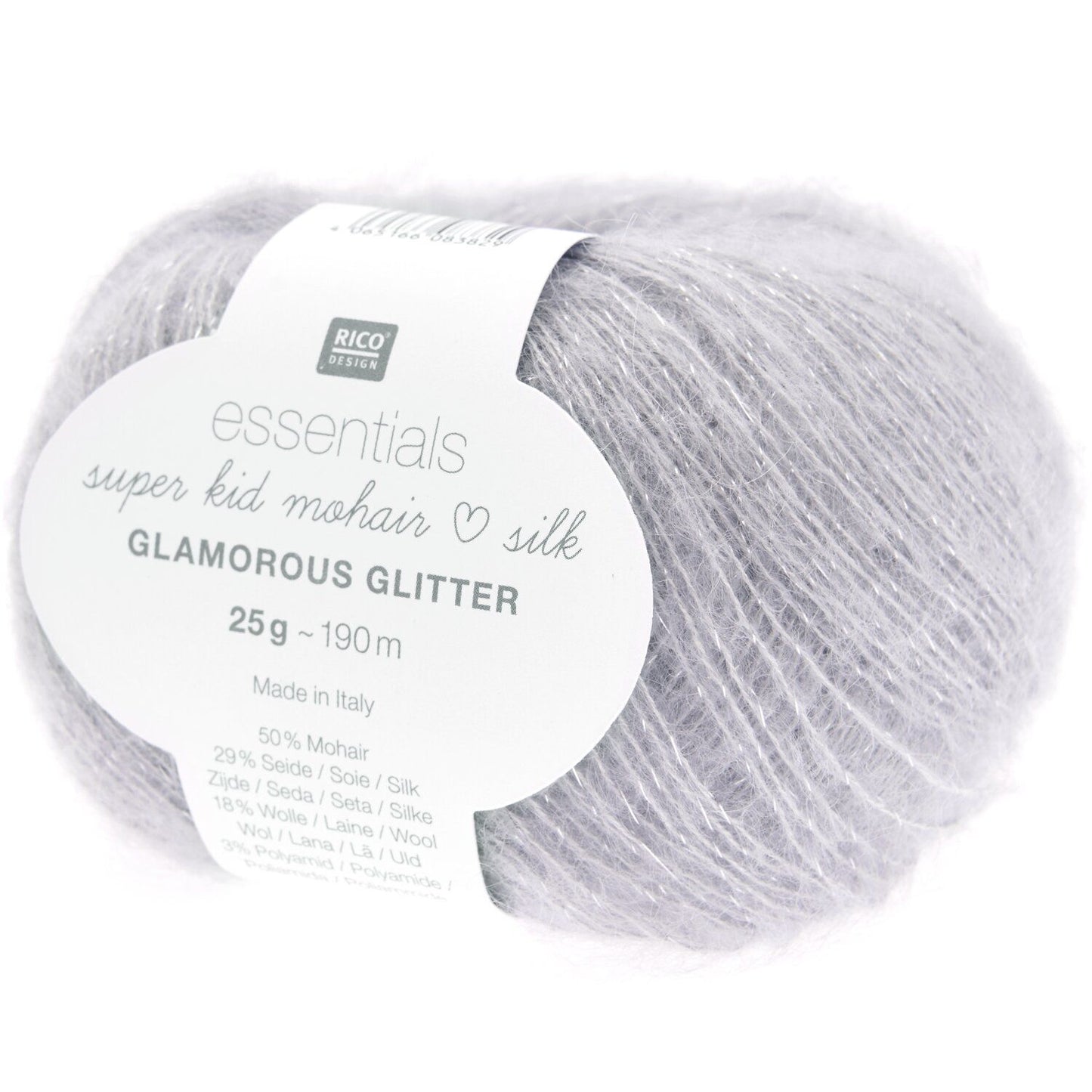 RICO Design - Essentials Super Kid Mohair Loves Silk Glamorous Glitter - verschiedene Farben