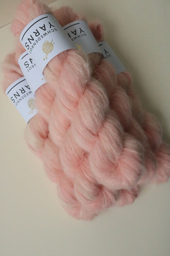 Fluffy Suri Silk - Blush