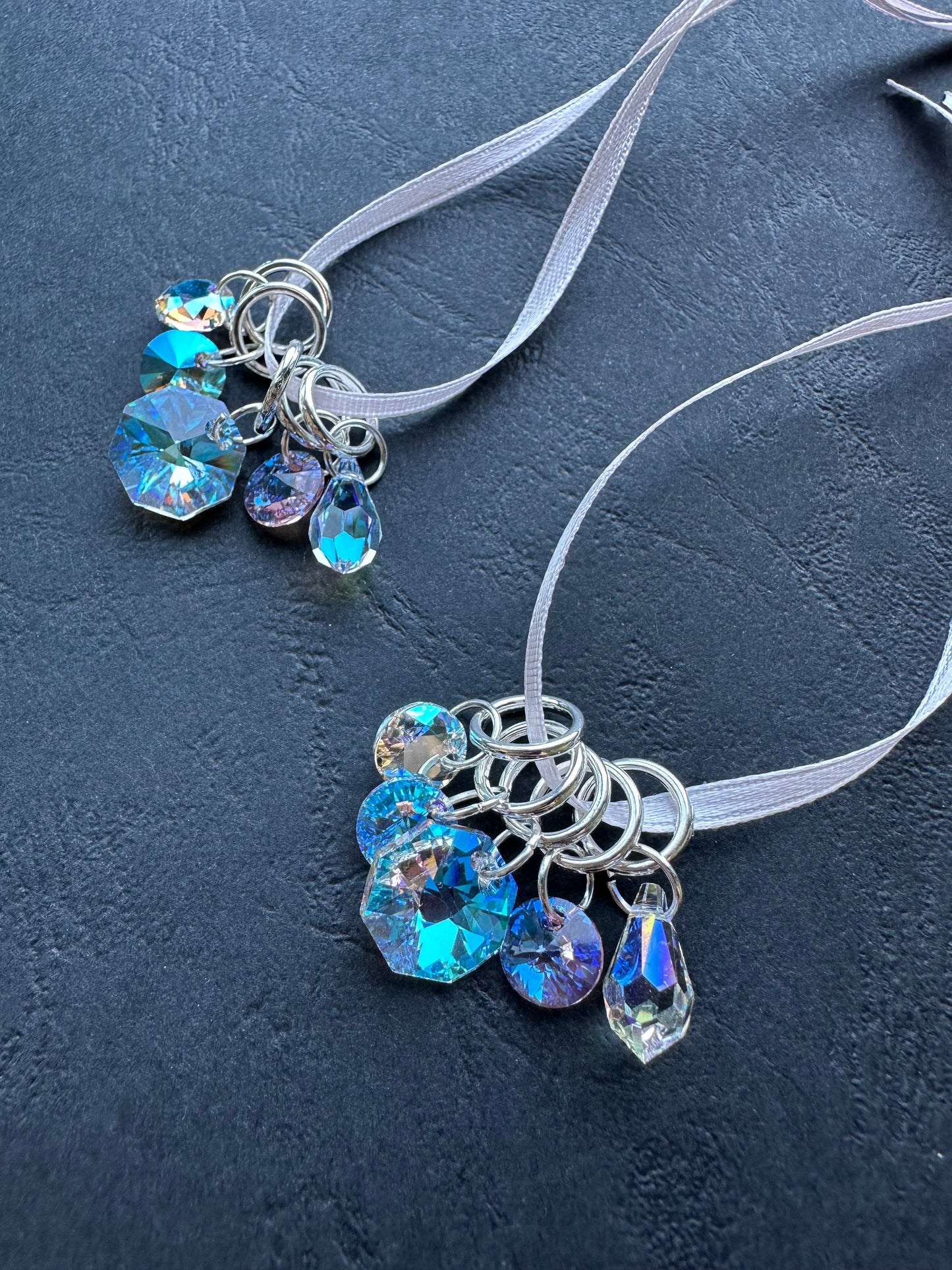 Swa***ski Stitch Markers - verschiedene Varianten Form Rund