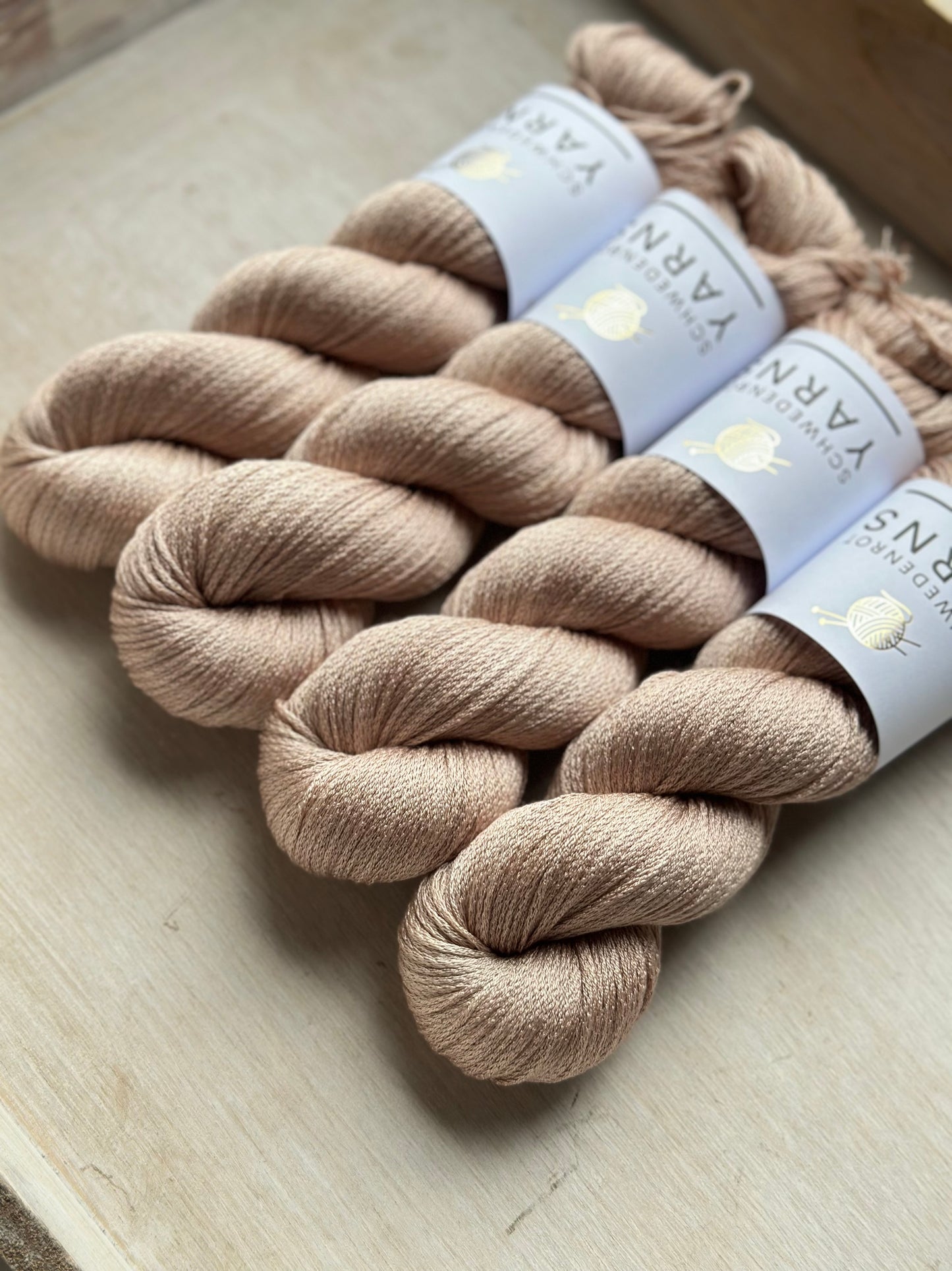 Pure Silk 100% - Afternoon Tea Kit ( 4 Skeins )