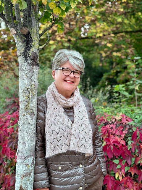 Caffelatte Shawl Garnpaket by Dagmar Römke - Lieferzeit 5-15 Tage