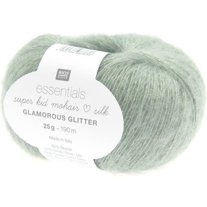 RICO Design - Essentials Super Kid Mohair Loves Silk Glamorous Glitter - verschiedene Farben