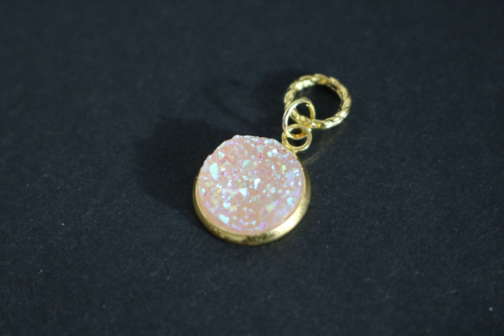 Stitch Marker - Fairy Crystal - holo gold