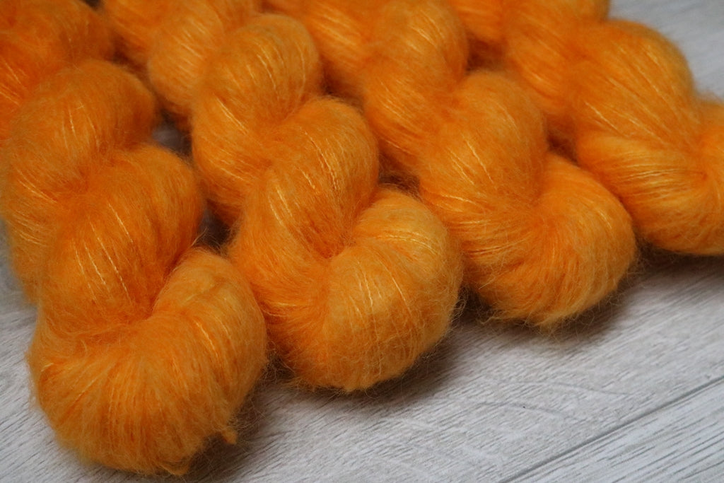 Fluffy Suri Silk - Orange