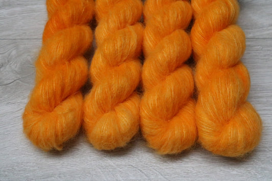 Fluffy Suri Silk - Oranje