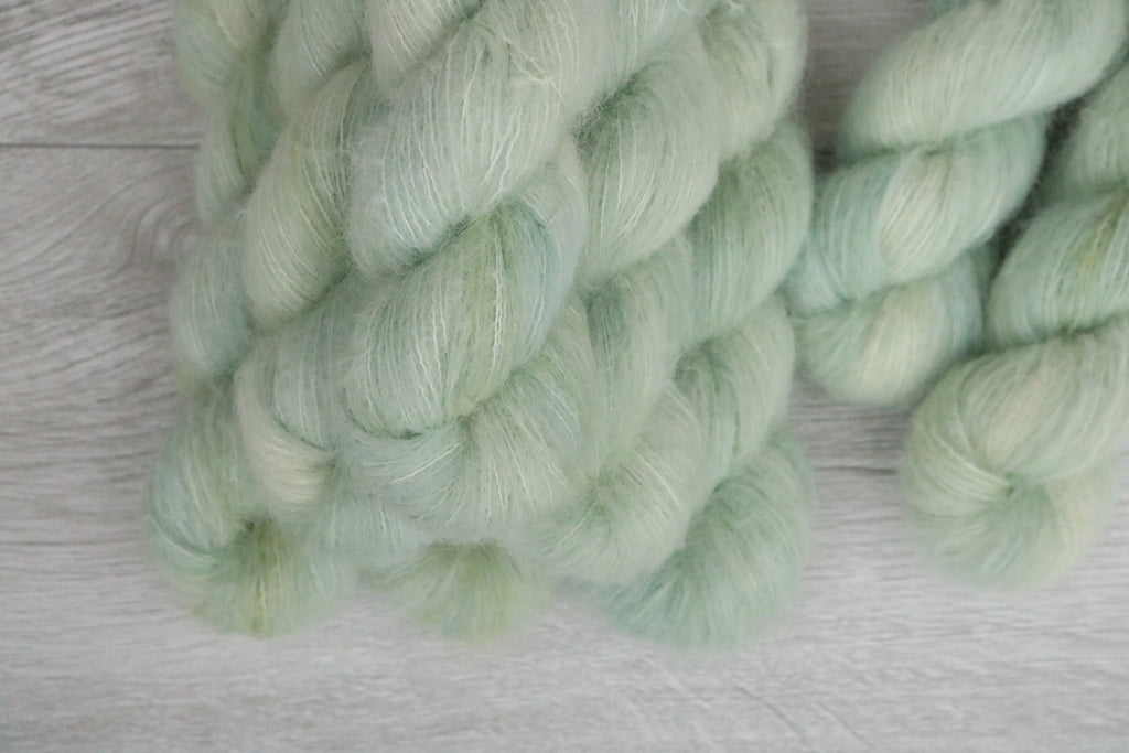 Fluffy Suri Silk - Sage Leaf