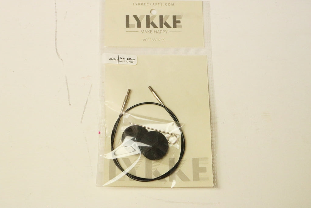 LYKKE - Cord BLACK 5" 60 cm