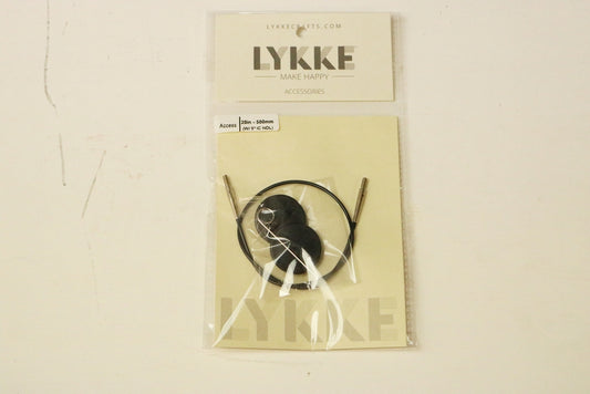 LYKKE - Cord BLACK 5" 50 cm