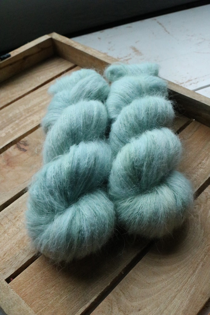 Brushed Suri - Sage Leaf OOAK