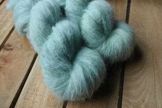 Brushed Suri - Sage Leaf OOAK