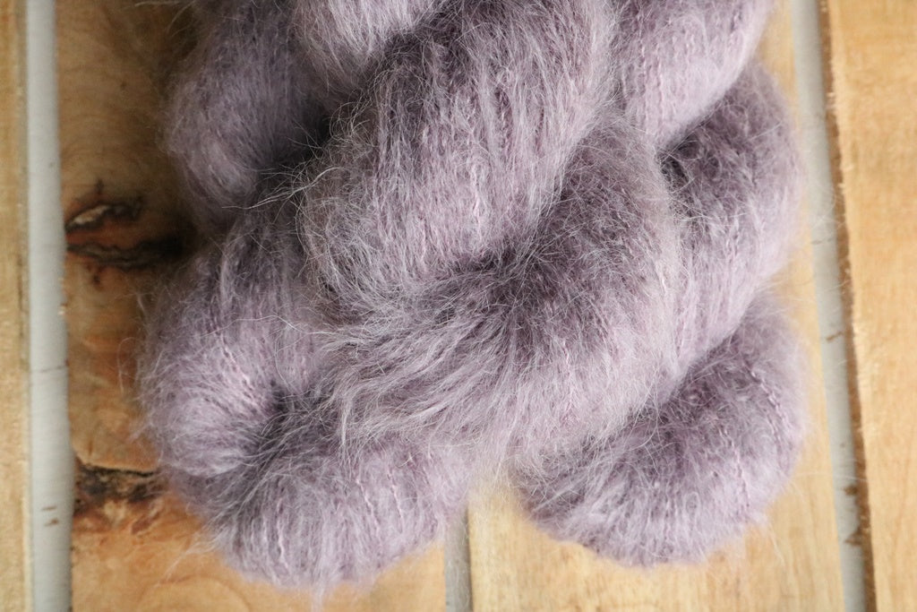 Fluffy Suri Silk - Mulberry