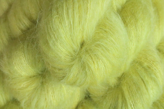 Fluffy Suri Silk - Grasshopper