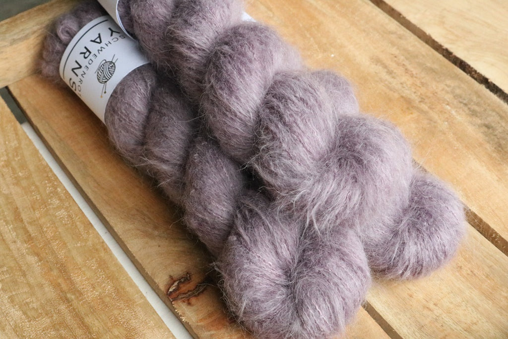 Fluffy Suri Silk - Mulberry