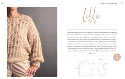 FeinGefühl Kuschelpullover Top-Down Stricken