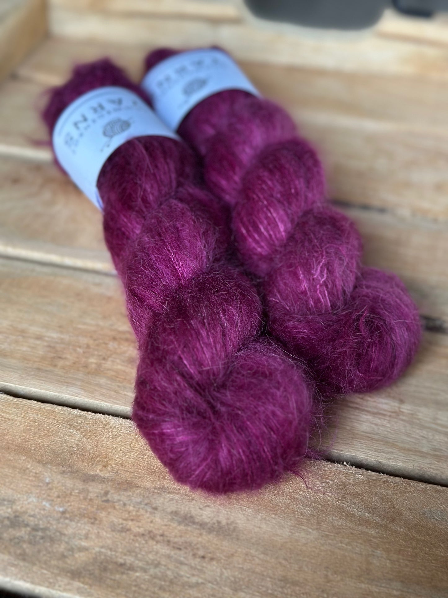 Fluffy Suri Silk - Grape