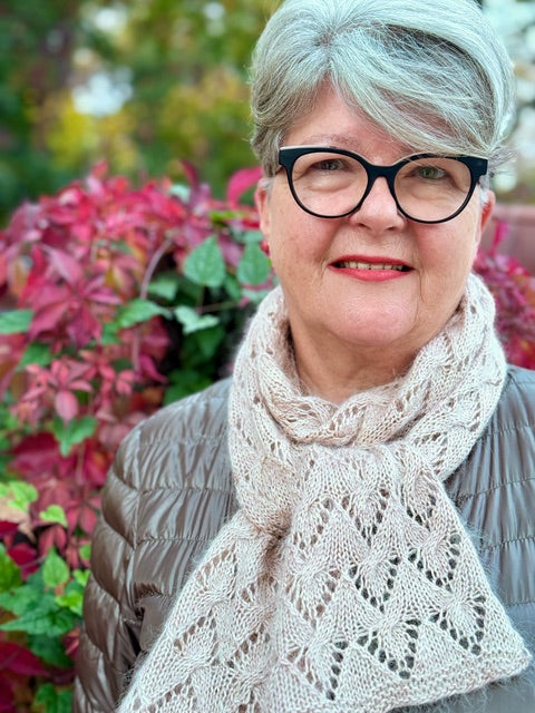 Caffelatte Shawl Garnpaket by Dagmar Römke - Lieferzeit 5-15 Tage