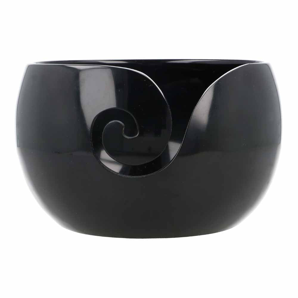 Scheepjes Yarn Bowl black metallic 15x9cm