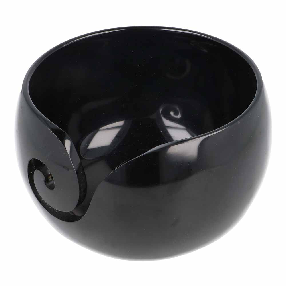 Scheepjes Yarn Bowl black metallic 15x9cm