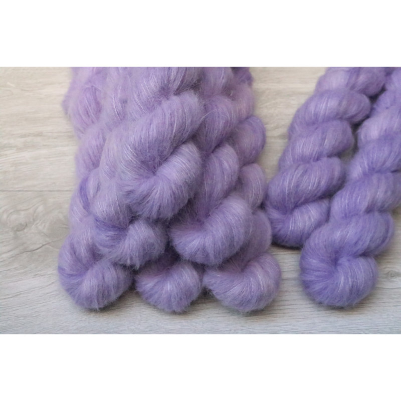 Fluffy Suri Silk - Lilac