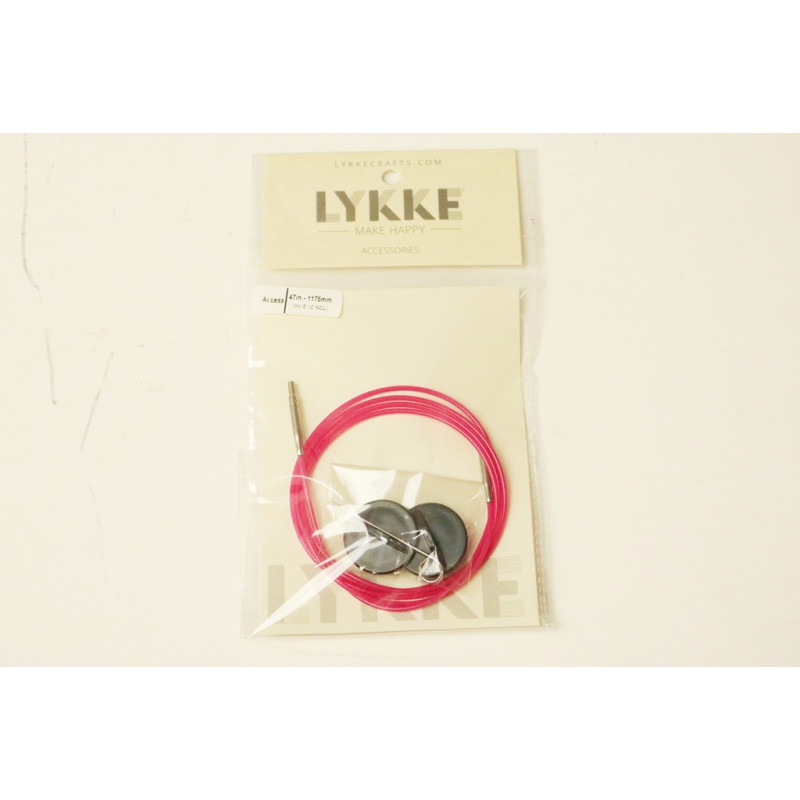 LYKKE - Cord PINK 5" 117,5 cm