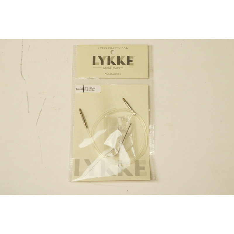 LYKKE - Cord CLEAR 5" 80 cm