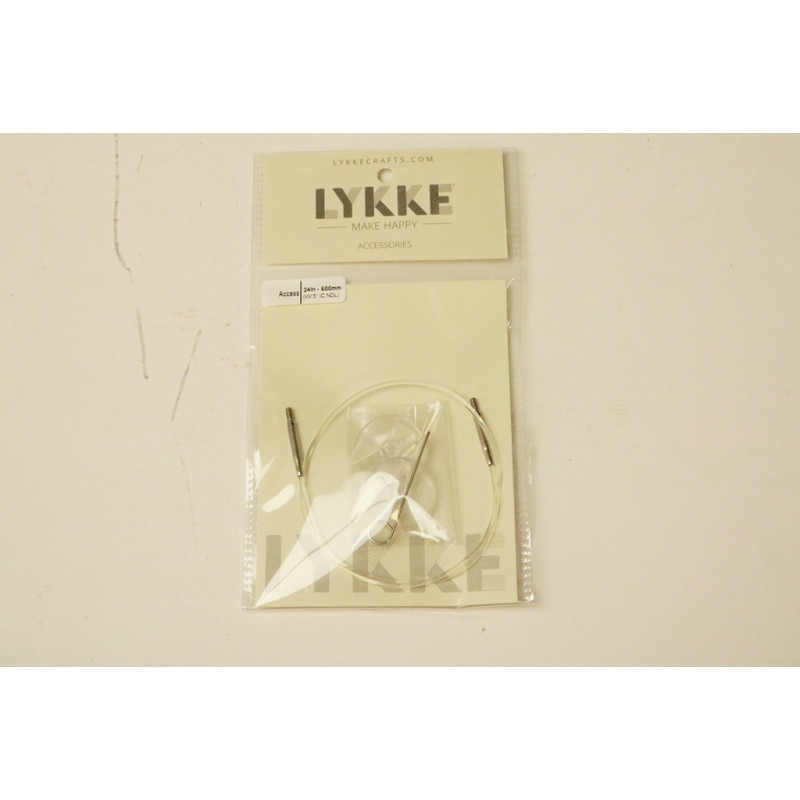 LYKKE - Cord CLEAR 5" 60 cm