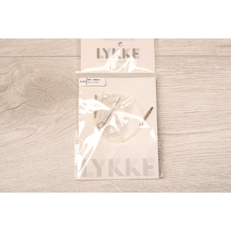 LYKKE - Cord CLEAR 5" 50 cm