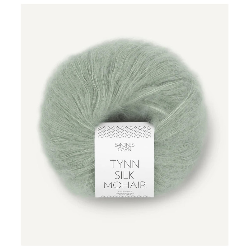 Sandnes - Tynn Silk Mohair 8521 Sstovet LYS Gronn