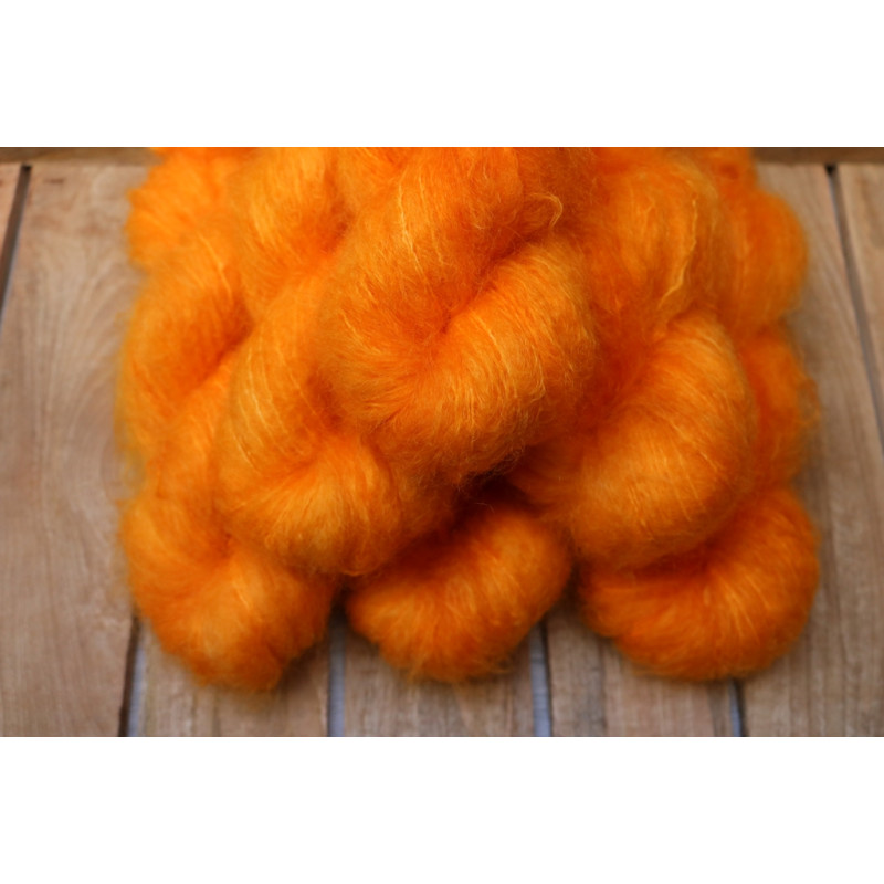 PRE ORDER Big Mohair - Dye to order Oranje